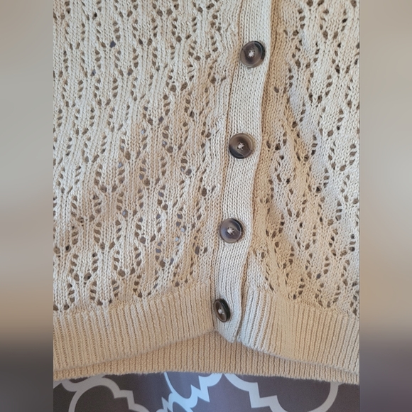 Reformation Ivory Knit Cardigan - Picture 3 of 8